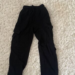 Garage Black Cargo Pants